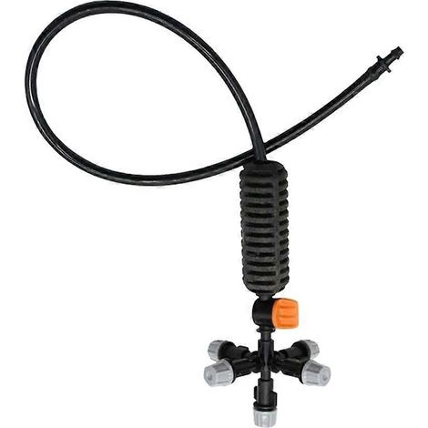 5-Head Spray Nozzle Suspension Type Mist Cooling Nozzle 3Sets for Garden (1/5)