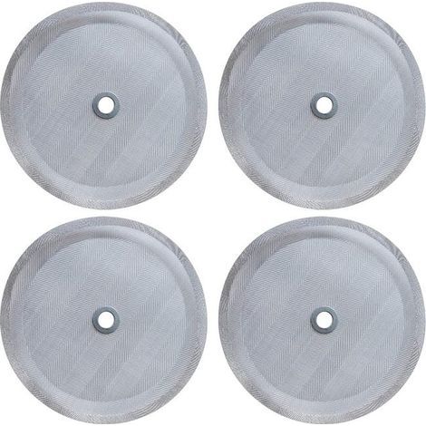 Replacement filters for espresso machines (pack of 4), reusable stainless steel, 800-1000 ml. (1/4)