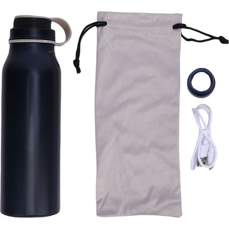 Tragbares elektrisches Bidet, 280 ml, 3 Stufen, wiederaufladbar, Typ C, Handbidet für die Intimhygiene von Frauen, Dunkelblau (1/5)
