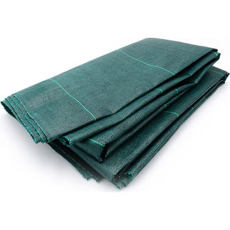 Kit : Toile de paillage 100g/m² verte 10m x 10m Vert (1/2)
