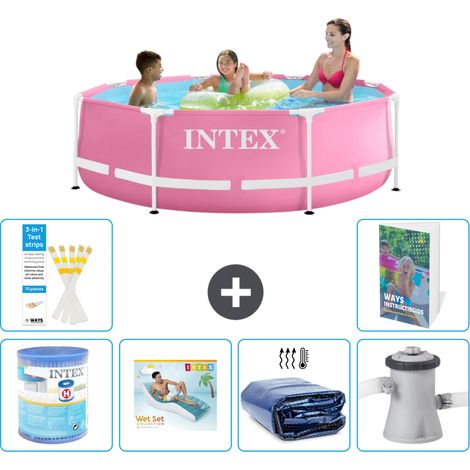 Intex Piscine Tubulaire Ronde - 244x76 cm - 7-pièces S173 (1/2)