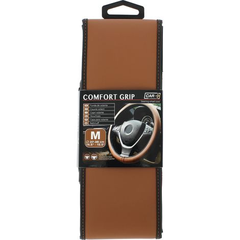 Couvre volant comfort grip M 37-38 cm - marron (1/4)