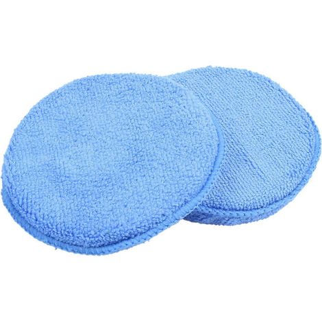 Détails concernant le lot de 10 éponges applicatrices en mousse microfibre pour le polissage et le lustrage de voitures (1/4)