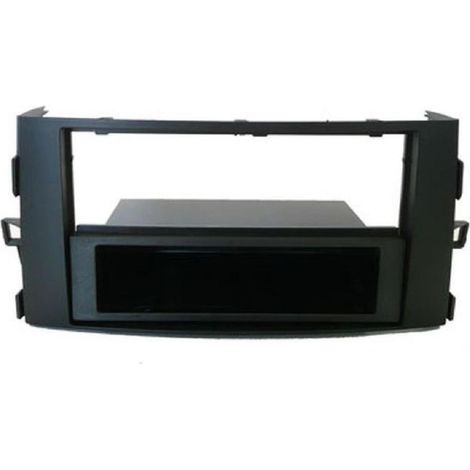 Facade autoradio 1DIN compatible avec TOYOTA AURIS 07-12 - avec vide poche