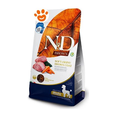 Farmina Dog N&D Brown Adult Mini Agnello - Farmina Dog N&D Brown Adult Mini Agnello - Sacco Da 5 Kg