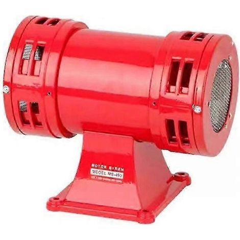 Sirena de alarma para embarcaciones de uso industrial, motor MS-490 de alta potencia (220 V) (1/4)