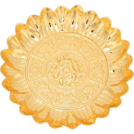 Assiette de Présentation pour Offrandes Bouddhistes, Grande Capacité et Transport Facile (1/5)