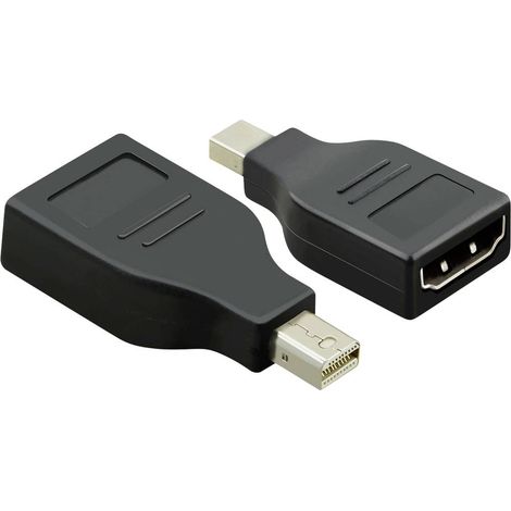 Value 12.99.3159 Adaptateur [1x Mini port Display mâle - 1x HDMI femelle] noir Y155582 (1/3)