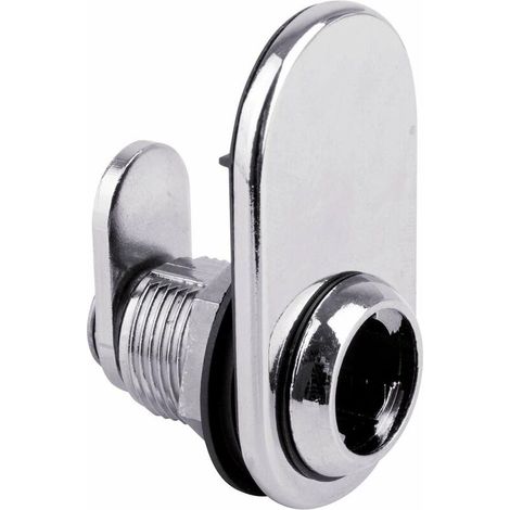 Mécanisme support serrure de porte en verre 2 vantaux épaisseur 4 - 14mm sans barillet verrou Meuble Armoire Vitrine Secrétaire Porte Sécurité Universel (1/2)