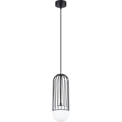 Lámpara colgante Zovolu negro, 1 luz (1/5)