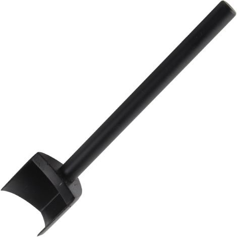 V-förmige Schneidahle, Lederhandwerkswerkzeug, halbrunde Schneidahle für Riemengeldbörsen und -taschen (25 mm)