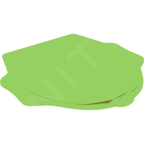 Geberit Bambini - Abattant enfant, poignées intégrées, avec softclose, vert 573366000 (1/3)