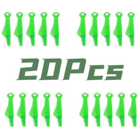 20 Pcs Enfile-Aiguilles, Accessoires Couture Aiguilles Couture Enfile Aiguille Machine à Coudre Plastique DIY Enfile-Fil, Passe Fil Couture pour Coudre à Main & Quilting Craft (Vert) (1/4)