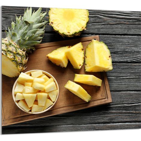 Panneau de verre POUR la cuisine 65x60 Ananas (1/5)