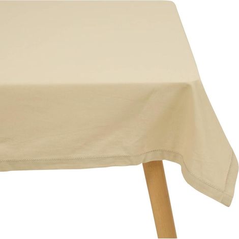 Nappe Rectangulaire "Chambray" 140x240cm Beige