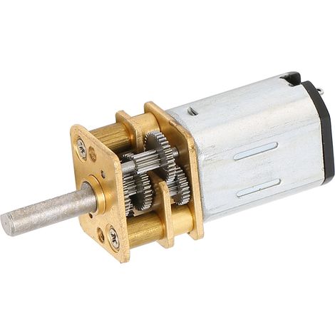 Moteur électrique DC 6V 200tr/min réducteur 1:2 engrenage acier inoxydable micro motoréducteur 12FN20 (1/5)