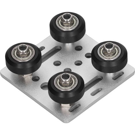 Plaque en V pour profilé aluminium 2020 type V, roues pour imprimantes 3D et CNC, standard UE, argenté (1/5)
