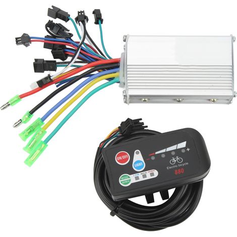 Kit contrôleur moteur sans balais 36V 250W 350W avec affichage LED 880 pour vélo électrique (1/5)