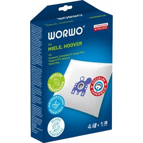 Sacchetti per aspirapolvere Worwo Hoover H30 HMB03 /KPL4 (5901362005816) (1/2)