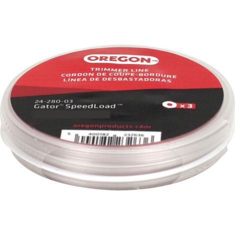 3 Disques De Fil - 2.4 mm - Pour Tête Débroussailleuse Gator SpeedLoad 24550 - Profil Carré - 21 M (1/3)