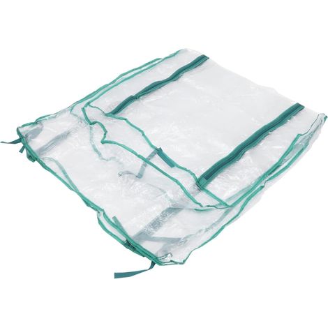 CCYKXAPVC Mini Greenhouse Cover, Green Frost Protection for Outdoor Wintering Plants, Portable Windbreak, Indoor or Garden Use, Replaces a Cover (1/5)
