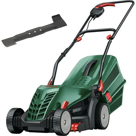 Bosch UniversalRotak 34-410 Corded Electric Rotak Push Lawn Mower 34cm & Blade (1/5)
