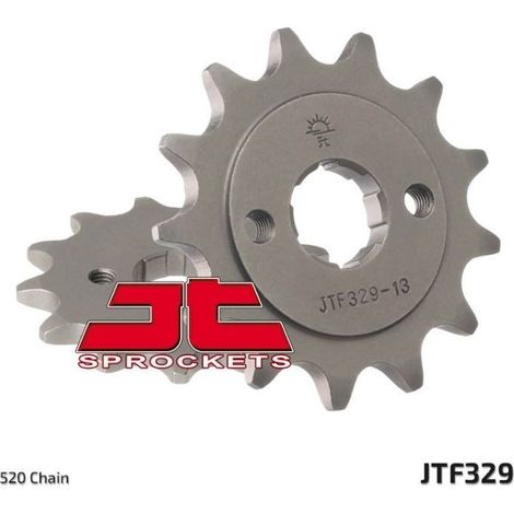 Piñón delantero JT F329-13, 13 dientes, tamaño 520 (1/2)