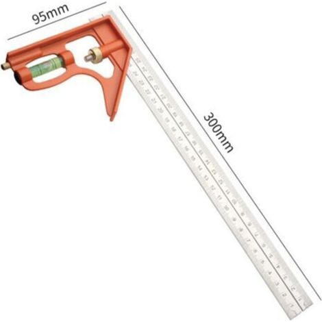 300 mm Combination Angle Ruler Stainless Steel Combination Angle Square ...