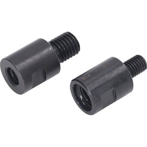 Adaptateurs de forets filetés 2 pièces M10 à M14 et convertisseur de tige d'extension M10 à M14 pour meuleuse d'angle d'ouvre-trou (1/5)