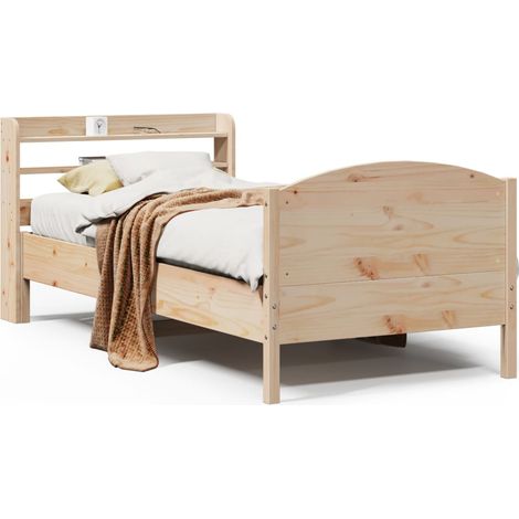 Maison Exclusive - Giroletto senza Materasso 100x200 cm in Legno Massello di Pino