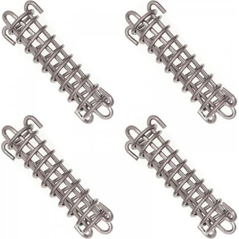 Fixations d'ombrage de Voile Tente Corde Résistante Ressort Trampoline 4 Pièces Métal Accessoires Ressorts pour Le Camping (1/5)
