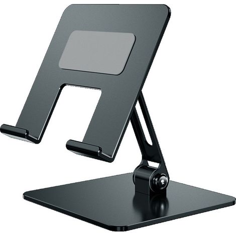 Tablet-PC-Ständer, faltbarer Metall-Tischständer für Smartphones und Tablets, geeignet für die meisten Smartphones und Tablets (1/5)
