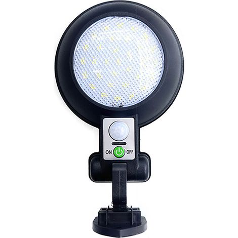 Ortviai Applique Solaire Extérieure avec Détecteur de Mouvement, Étanche IP65, 5,5 V / 2,5 W, pour Jardin, Cour, Balcon et Garage (1/5)