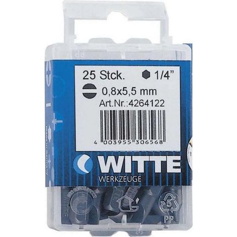 Punte cacciavite witte pl 4.5 25 mm 5 pezzi