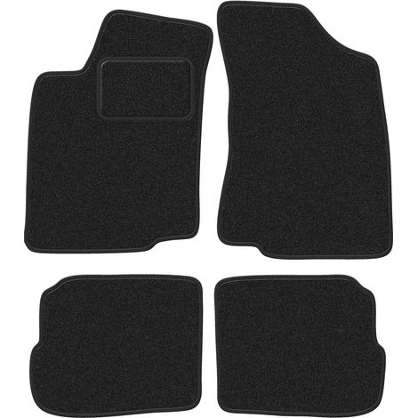 Alfombrillas de terciopelo para coche: Volkswagen Passat B3 familiar, sed谩n (1988-1993) antracita (1/5)