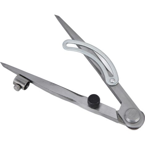Calibre à ailettes en acier au carbone, outil de traçage à angle réglable et verrouillable pour le travail du bois, 250 mm (1/5)