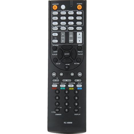 Ersatzfernbedienung RC-898M für ONKYO TX NR646, TX NR747 und TX NR545 Fernsehgeräte (1/5)
