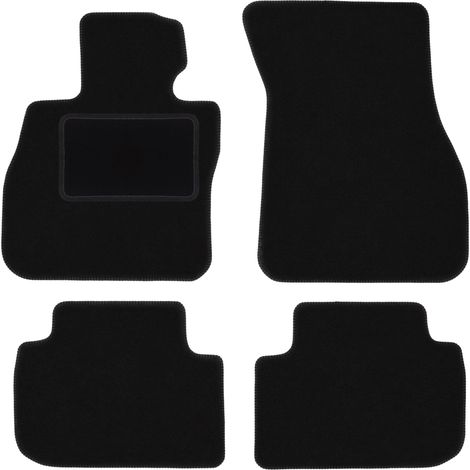 Alfombrillas de terciopelo negro para BMW 1 F40 hatchback (2019-)