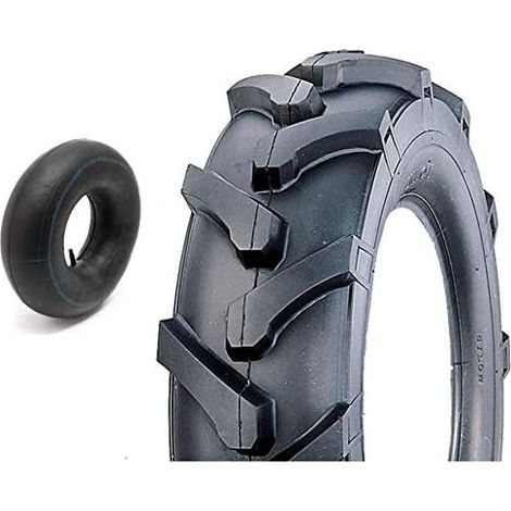 Pneumatico + Camera d'Aria per TRATTORINO 3.50-8 TM Rinforzato 4PR Gomma Ruota COPERTONE FALCIAERBA FALCIATUTTO MOTOZAPPA Union