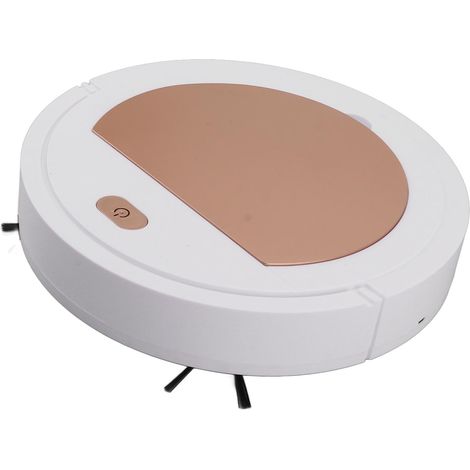 Nettoyeur robot 3.7V 1200mAh batterie rechargeable USB ultra-plat balayeuse automatique sol robotique or rose (1/5)