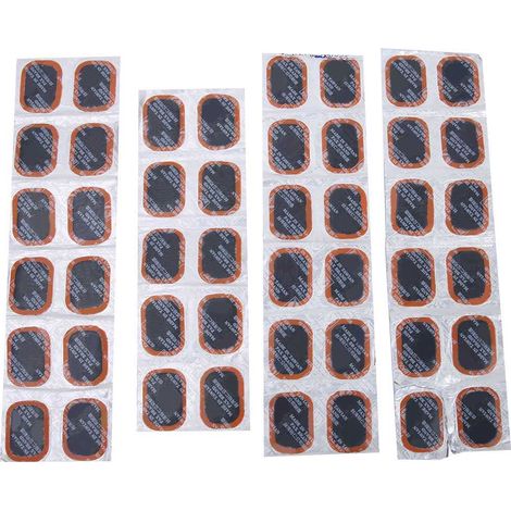 48 Pièces Rustine de Réparation pour Chambre à Air de Vélo, Kit de Réparation Pneu Anti-crevaison (1/5)