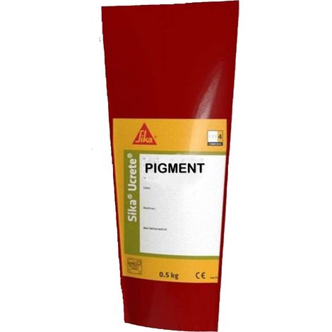Sika® Ucrete® Pigment - Pigmento en bolsa de 0,5 kg para pavimentos Ucrete - Rojo