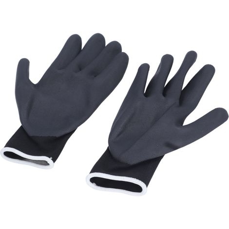 Gants d'électricien isolés haute tension 400 V, résistants à la haute tension, en caoutchouc ignifugé, antidérapants, taille L. (1/5)