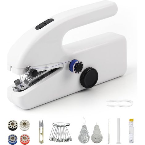 Machine à Coudre Manuelle, Mini Machine à Coudre électrique Portable, Couture Rapide pour débutants, Machine à Coudre DIY pour Usage Domestique, pour Coudre des vêtements, des Rideaux (1/5)