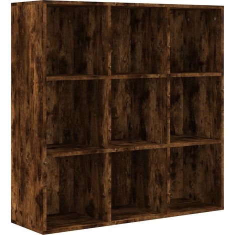 vidaXL Estantería roble ahumado 98x29x97,5 cm (1/2)