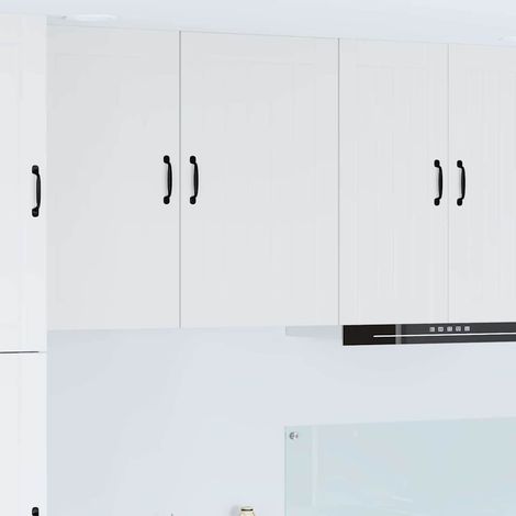 Wall Cabinet LUCCA White 50 x 31 x 80 cm Engineered Wood vidaXL