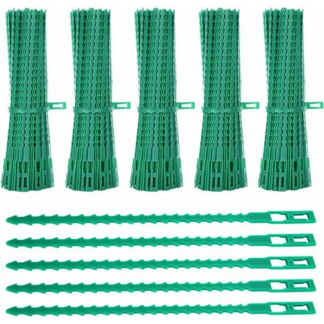 Packung mit 500 Pflanzenbindern, 23 cm lange, verstellbare Gartenbinder, Tomatenbinder für Gartendraht zur Unterstützung von Pflanzen