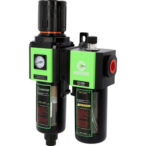 [GEBRAUCHT] B-Ware KS Tools COMPETITION Druckluft-Wartungseinheit Set Druckregler Druckluft Filter (1/2)