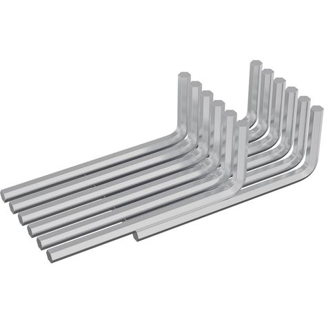 Clé hexagonale 2118 pcs Argenté 32 x 86 mm Acier (1/5)