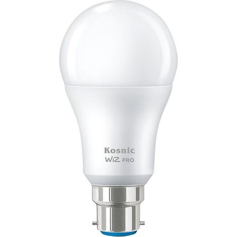 Lampe LED connectée standard Wizpro B22 TW+RGB 8 W 2700-6500K 806 lm - Kosnic